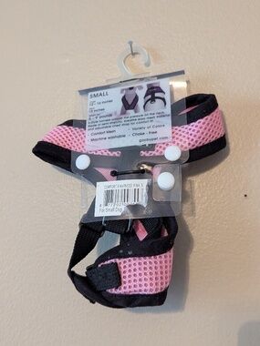 Gooby Pink Mesh Dog X-Harness Breathable sz S Chest 12-16 in. Neck: 10 in. NWT